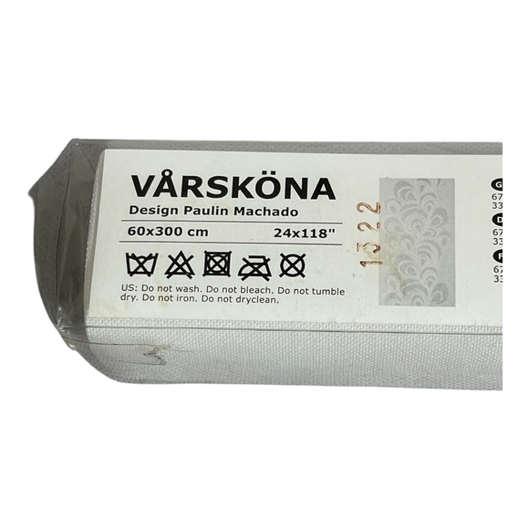 NIB IKEA Window Panel VARSKÖNA Design Paulin Machado White Window Shade - Picture 3 of 6